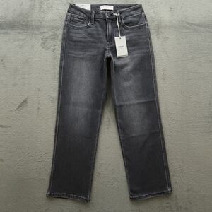 VERVET Blue Jeans Women's Size 27 Gray Mid-Rise Melissa Straight 28" Inseam NWT